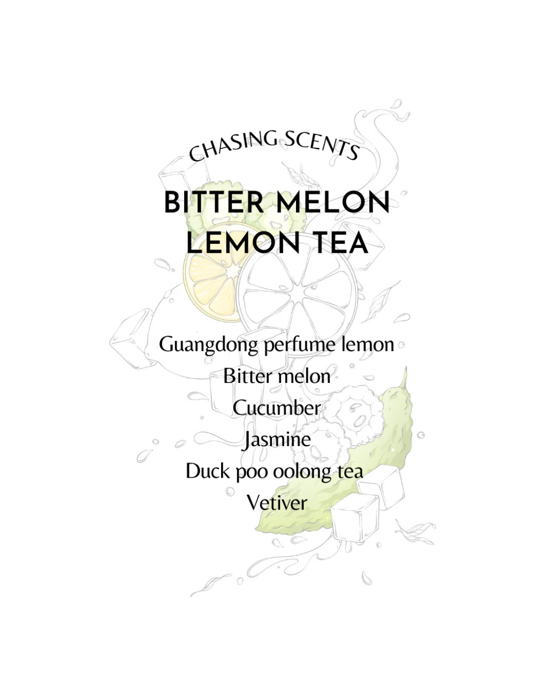 BITTER MELON LEMON TEA