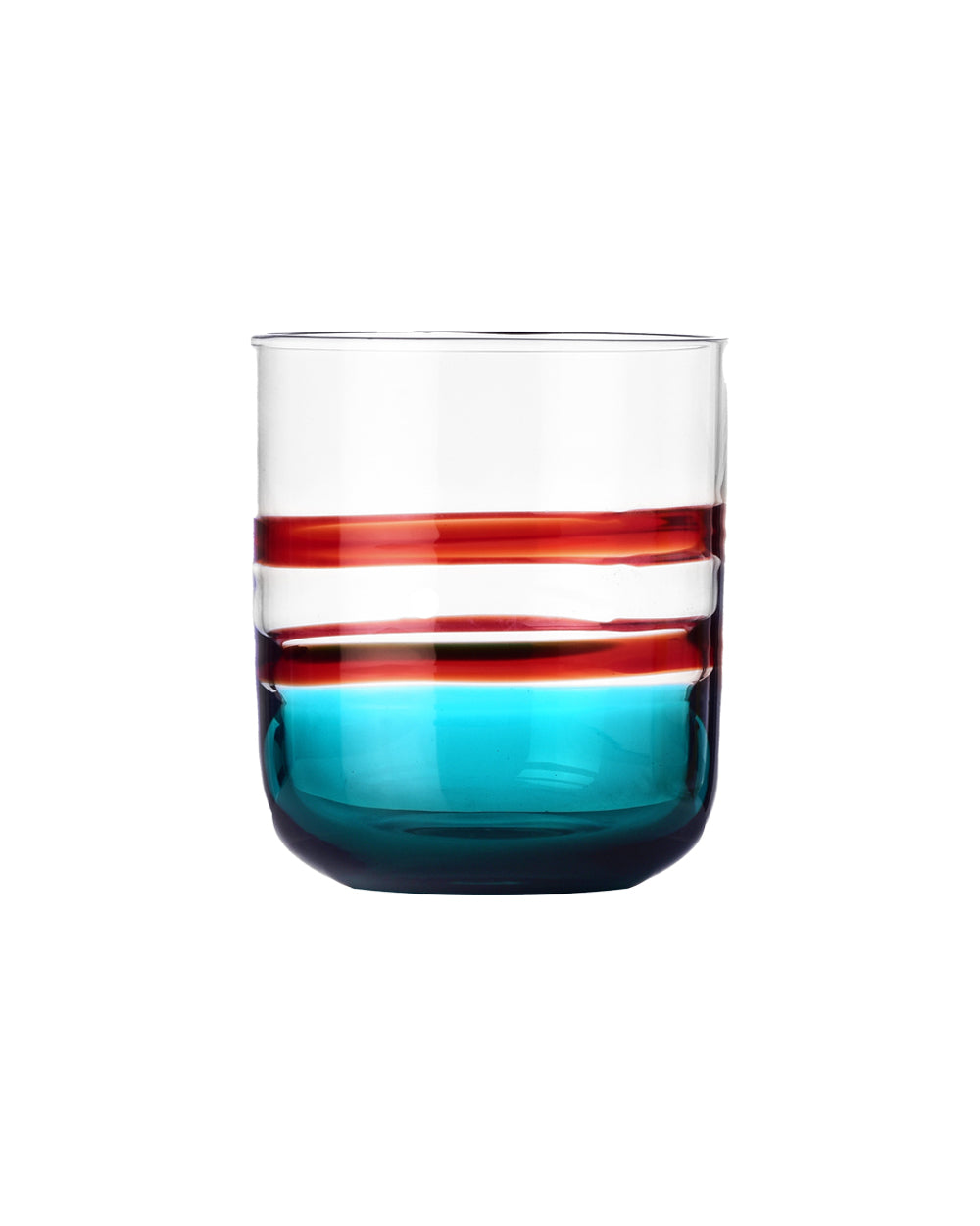 TUMBLER BORDEAUX-LIGHT TURQUOISE