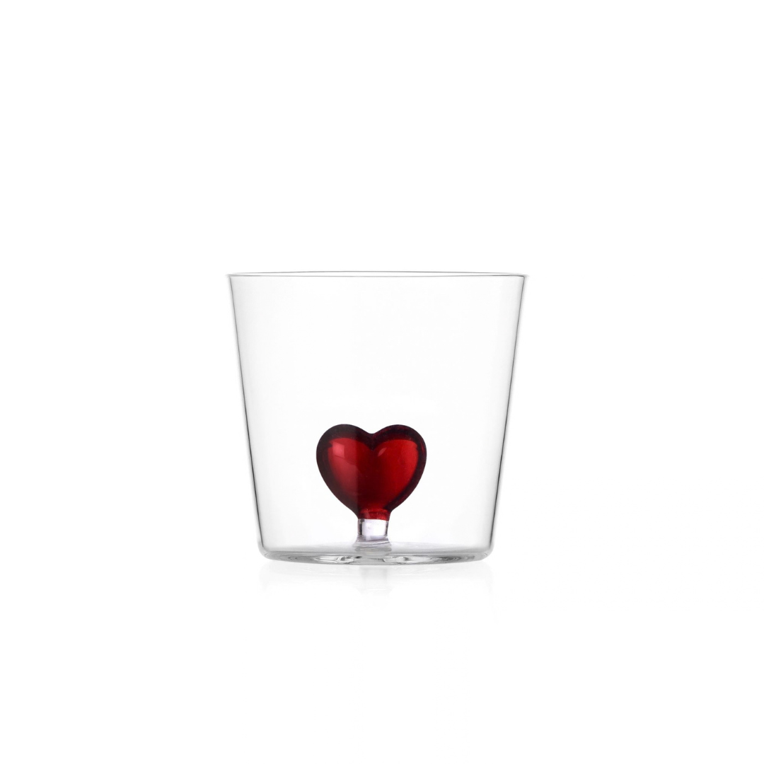 TUMBLER RED HEART