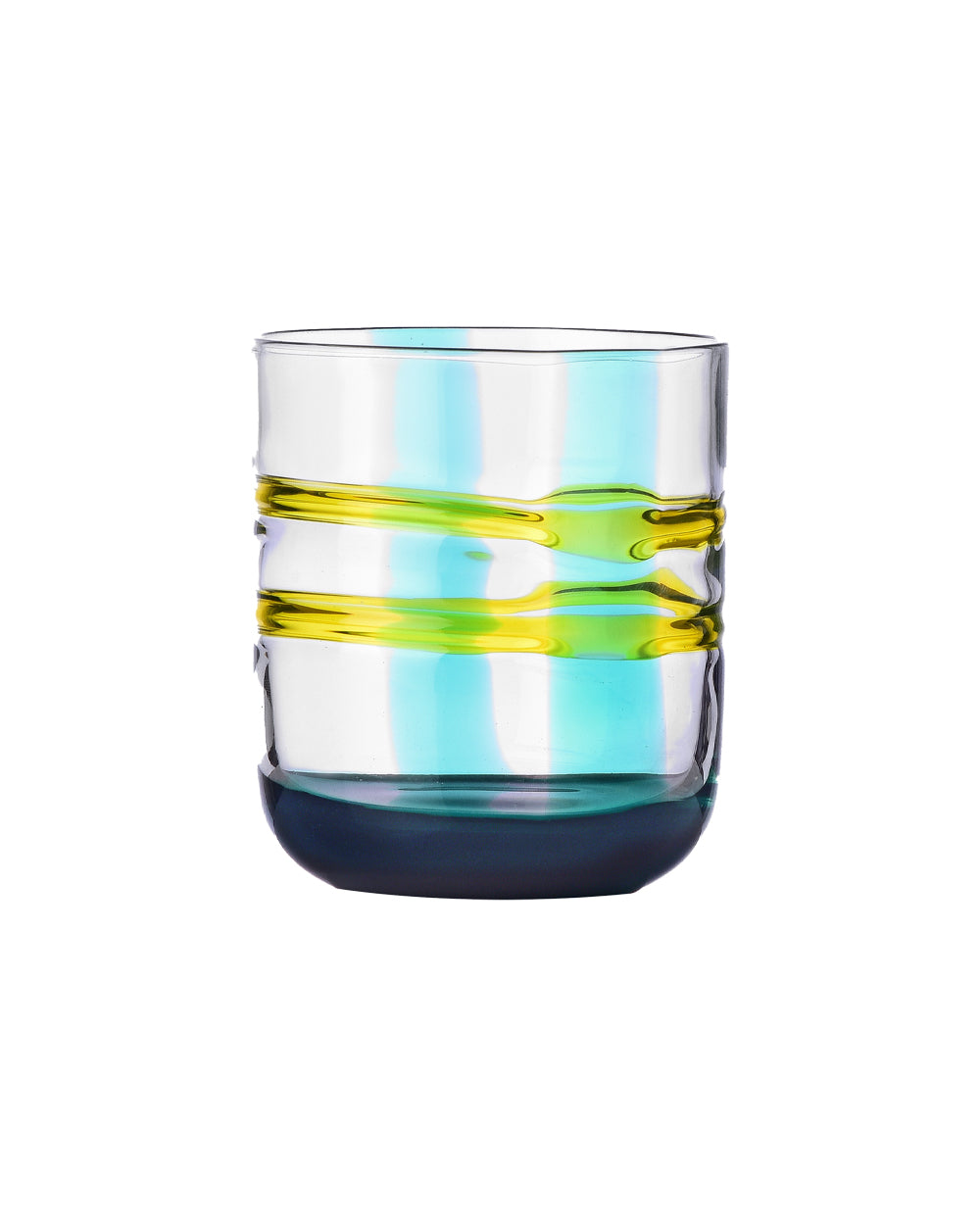 TUMBLER LIGHT TURQUOISE-YELLOW
