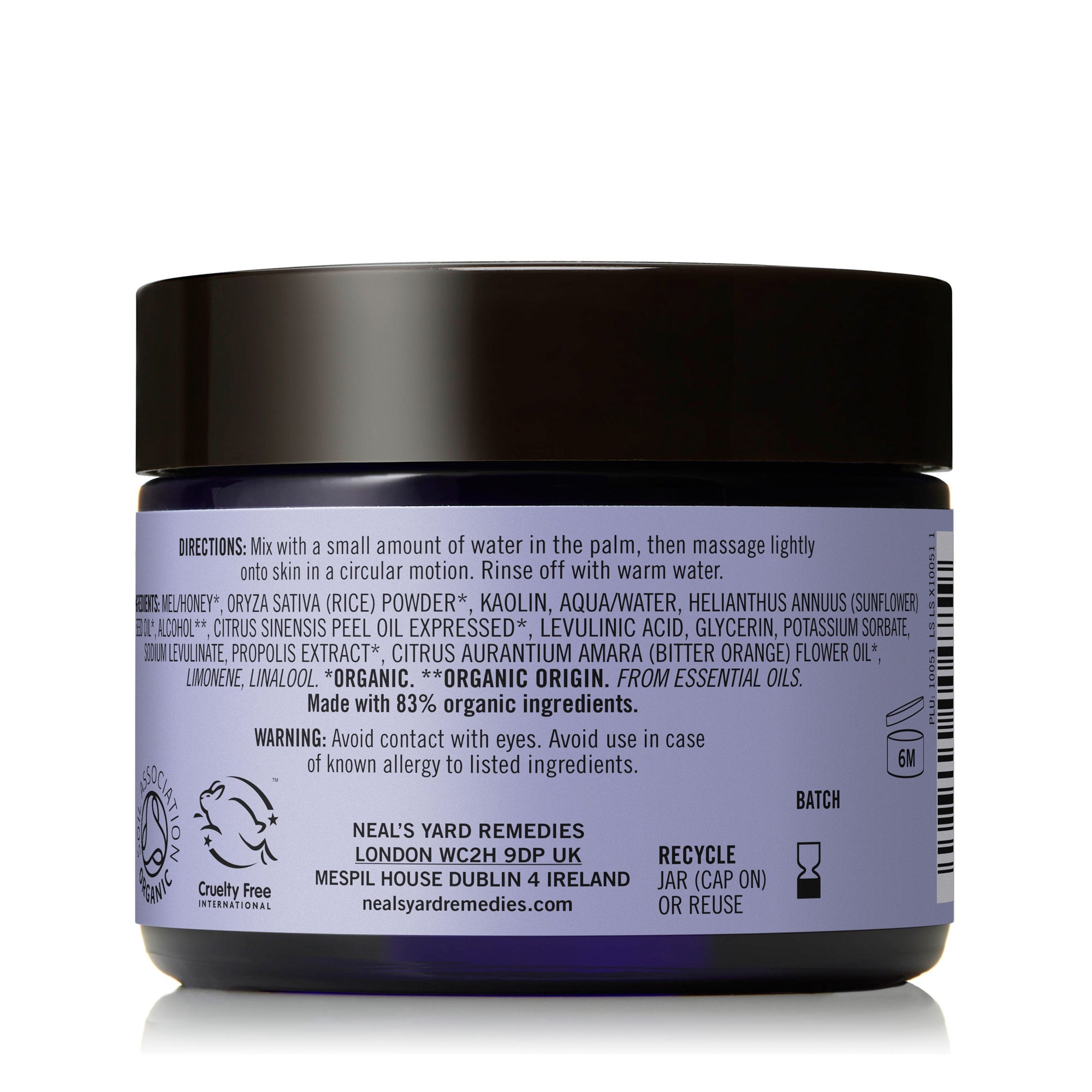 Honey & Orange Face Scrub 75g