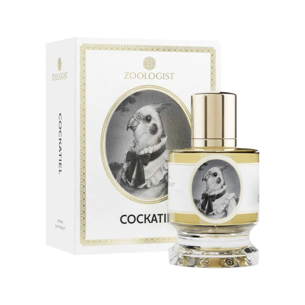 Zoologist Cockatiel Extrait de Parfum bottle and box packaging