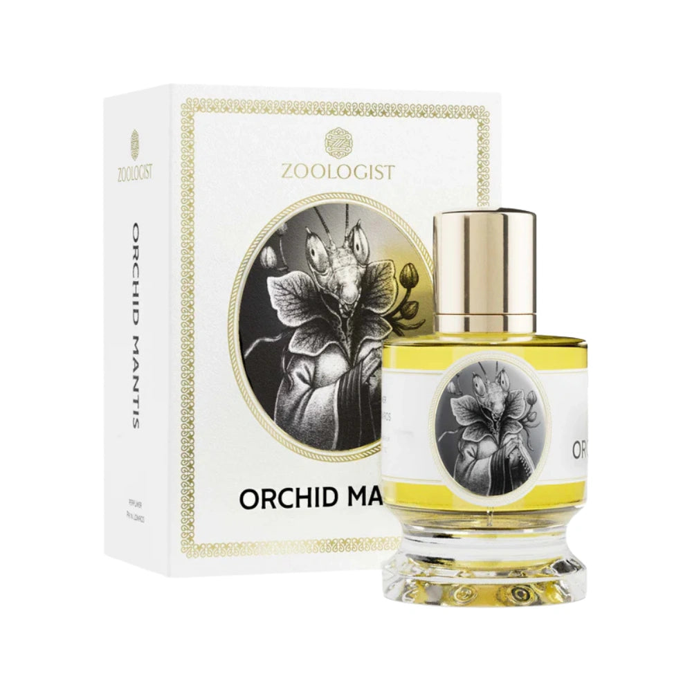 Zoologist Orchid Mantis Extrait de Parfum bottle and box packaging