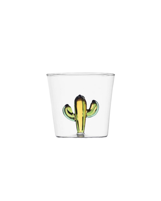 TUMBLER CACTUS GREEN-AMBER