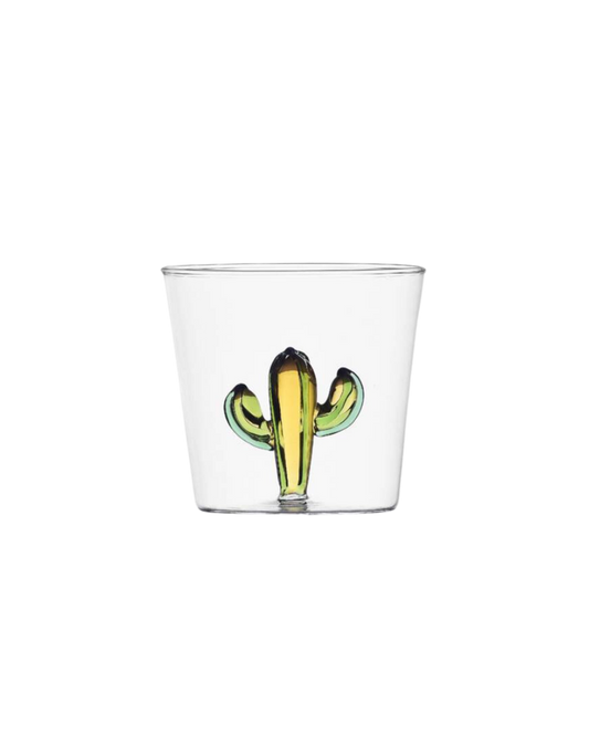 TUMBLER CACTUS GREEN-AMBER