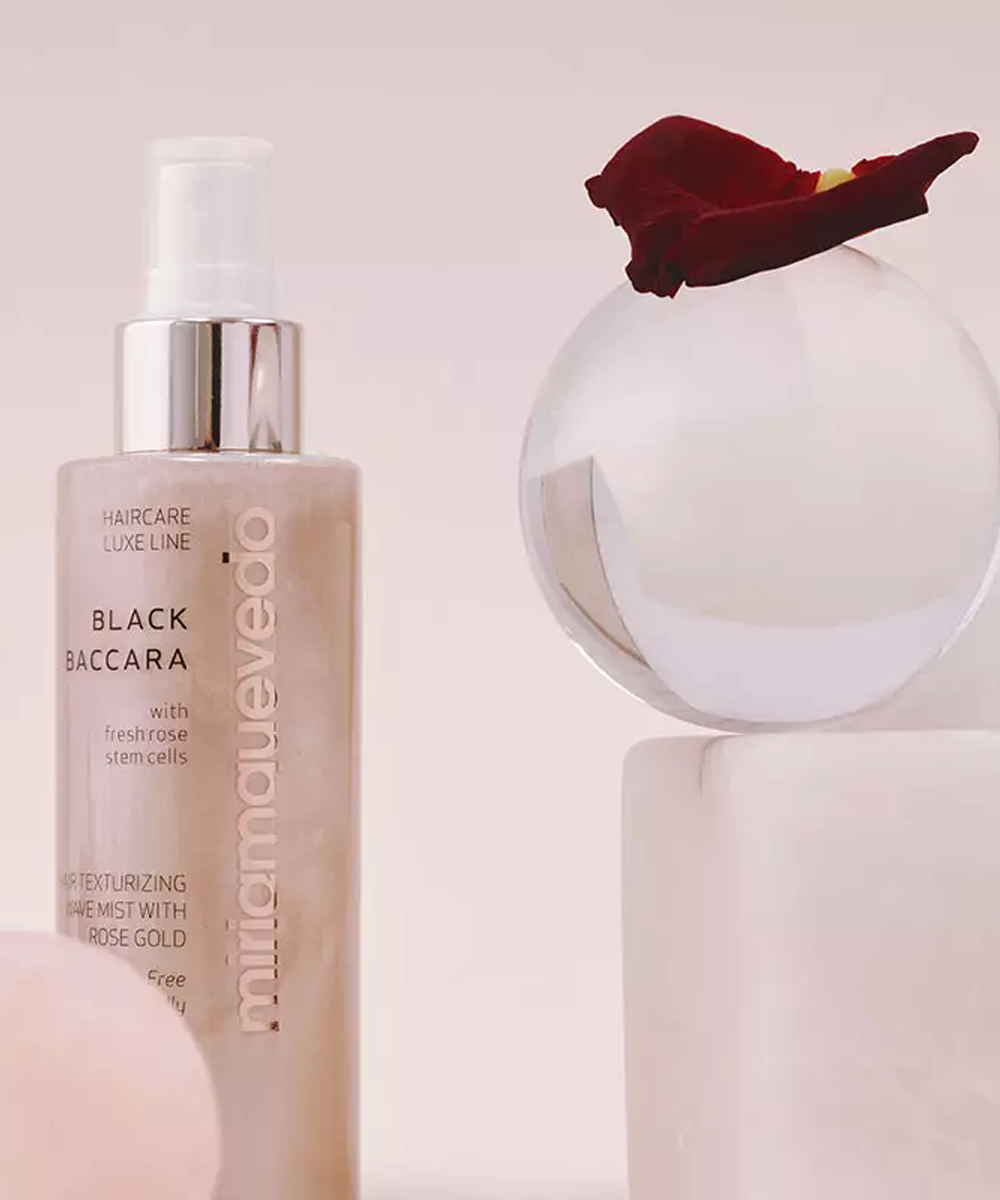 BLACK BACCARA HAIR TEXTURIZING WAVE MIST WITH ROSE GOLD